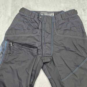 Smartparts Paintball Pants XL Mens Black Blue Adjustable Waist Breathable Gear